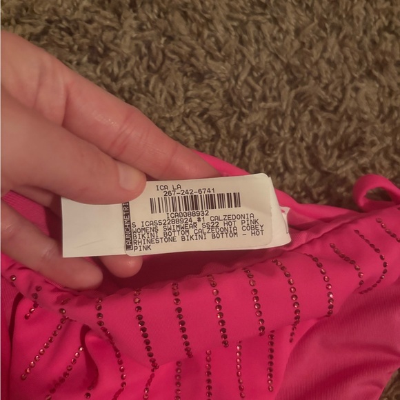 Pink Rhinestone Bikini - Picture 4 of 6